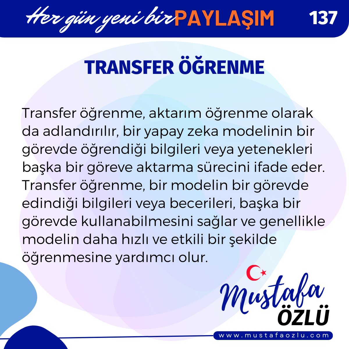 Transfer Öğrenme - Mustafa ÖZLÜ