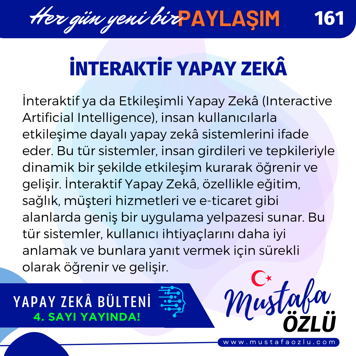 İnteraktif Yapay Zekâ - Mustafa ÖZLÜ