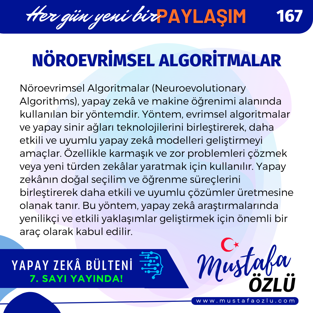 Nöroevrimsel Algoritmalar - Mustafa ÖZLÜ