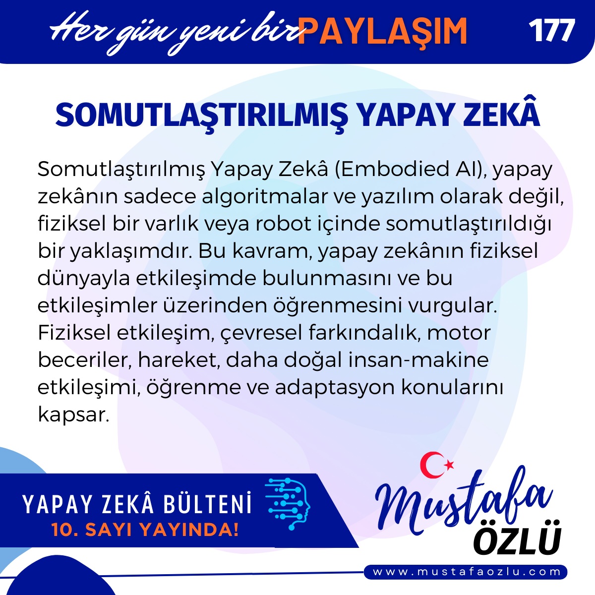 Somutlaştırılmış Yapay Zekâ - Mustafa ÖZLÜ