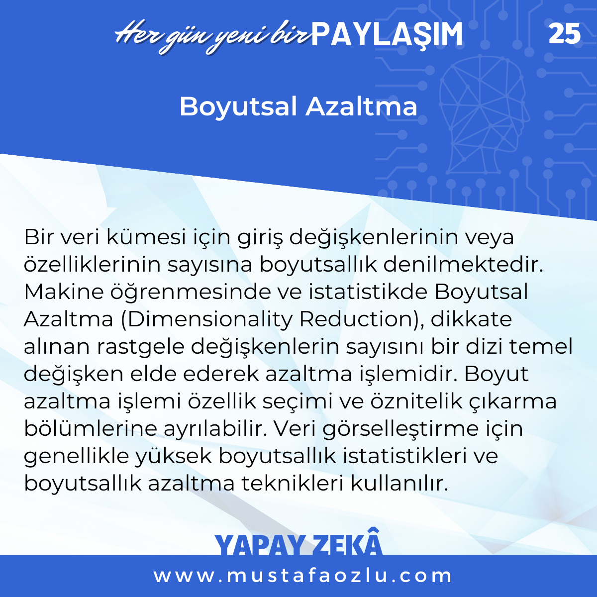 Boyutsal Azaltma - Mustafa ÖZLÜ