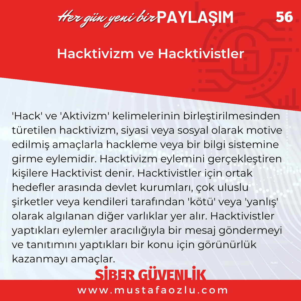 Hacktivizm ve Hacktivistler - Mustafa ÖZLÜ