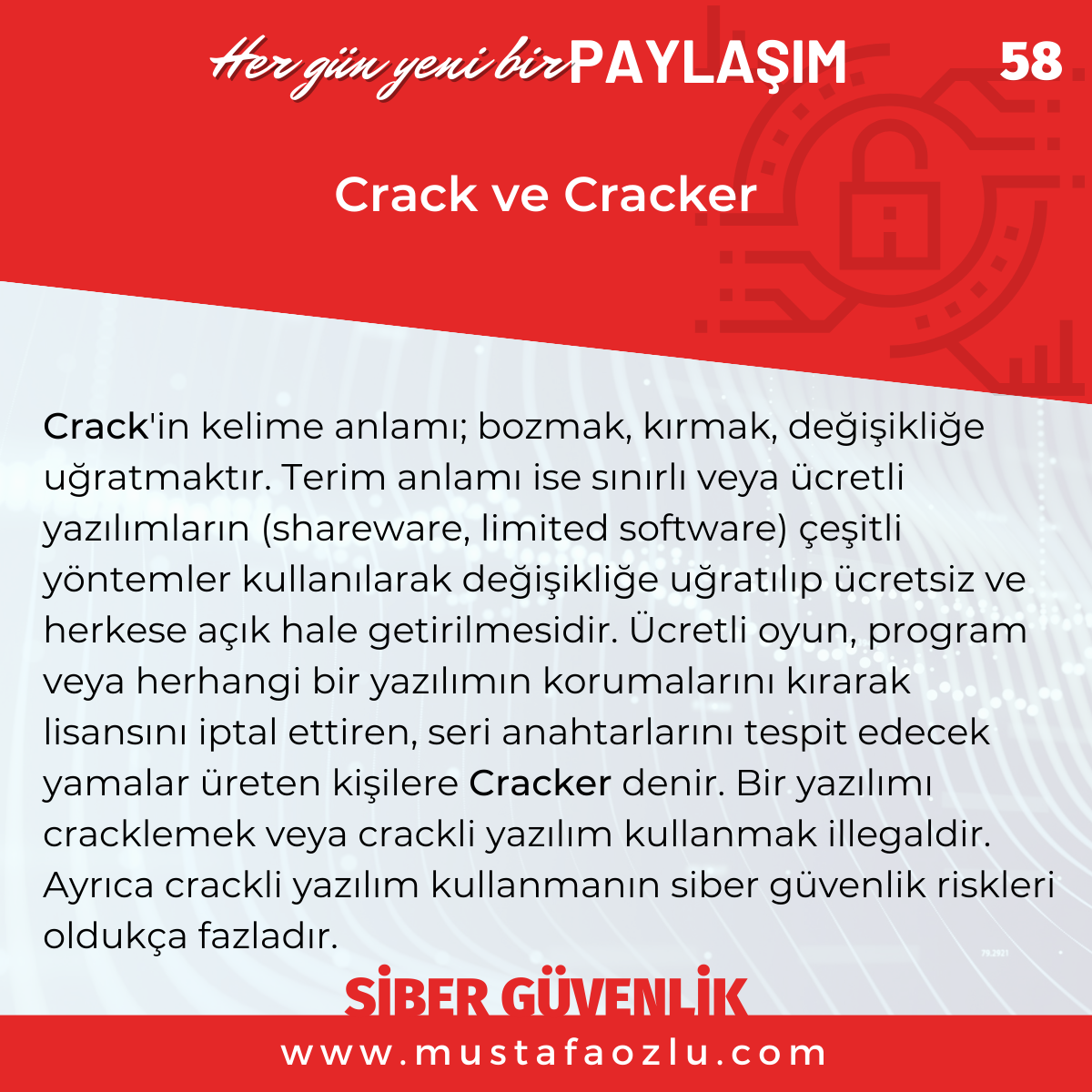 Crack ve Cracker - Mustafa ÖZLÜ