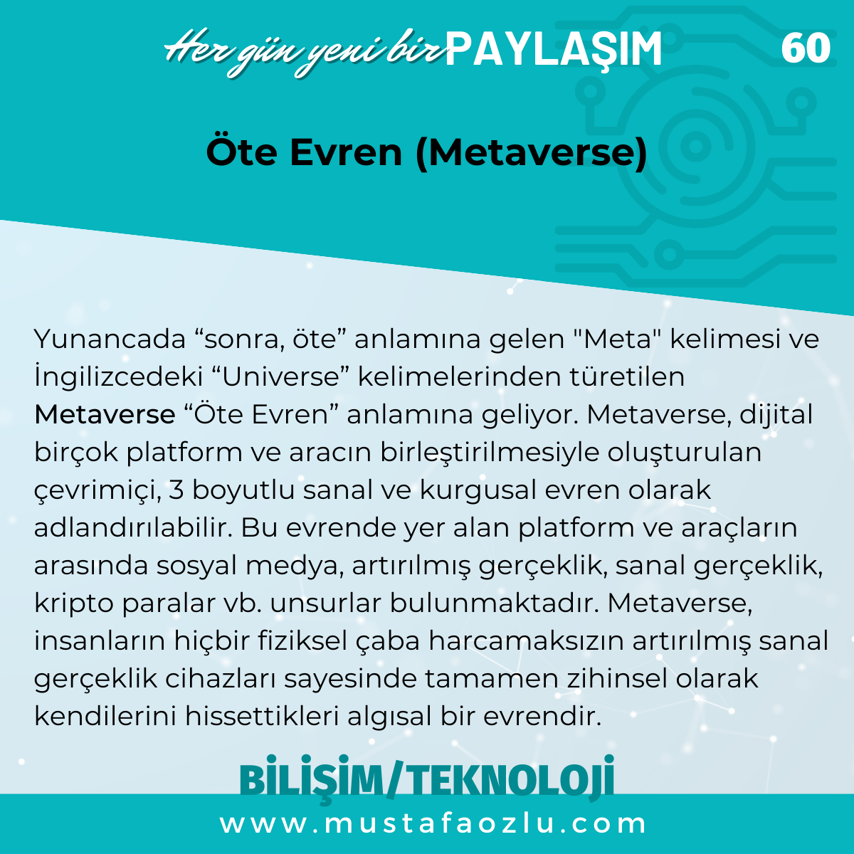 Öte Evren (Metaverse) - Mustafa ÖZLÜ