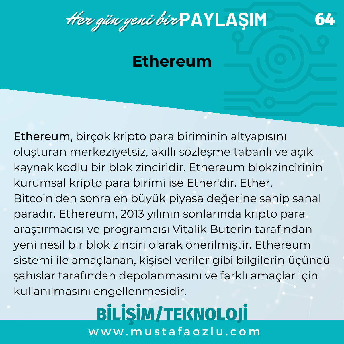 Ethereum - Mustafa ÖZLÜ