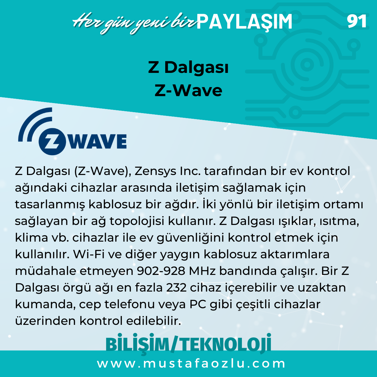 Z Dalgası
 Z-Wave - Mustafa ÖZLÜ